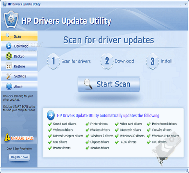 hp printer software update