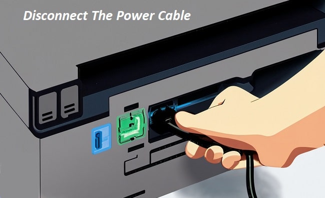 Disconnect The Power Cable