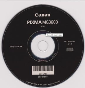 Canon PIXMA MG3600 CD