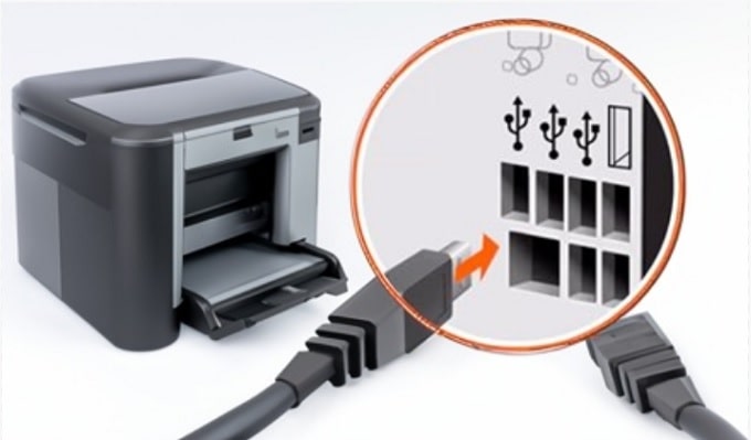 Connect HP Printer Via USB Cable