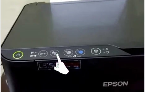 EPSON Printer Network Status Button