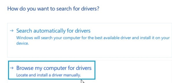 Search Automatically For The Printer Drivers